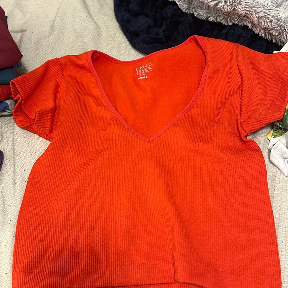 red t shirt